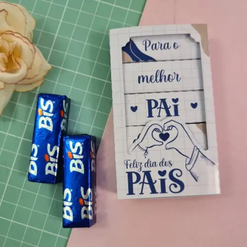 Caixinha com 5 Bis- Dia dos Pais
