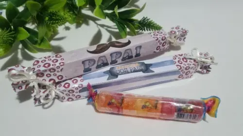 Caixinha com Bala de Goma- Dia dos Pais