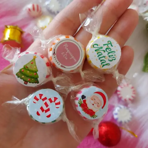 Caixinha com Balinha- Natal