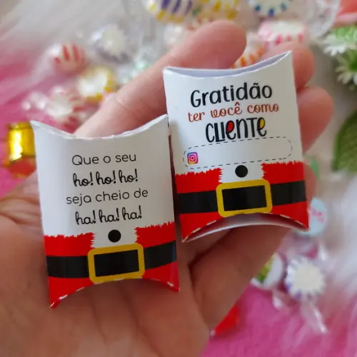 Caixinha com Balinha- Natal