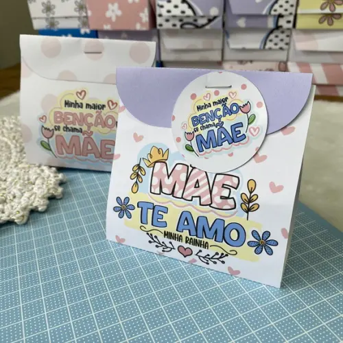 Caixinha com Bombom- Dia das Mães