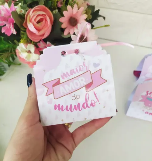 Caixinha com Bombom- Dia das Mães