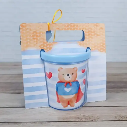 Caixinha com Caneca Acrílica- Dia dos Pais