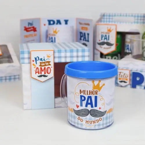Caixinha com Caneca - DIA DOS PAIS