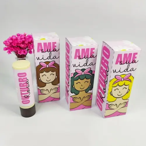 Caixinha com Hidratante Labial (manteiga de Cacau)