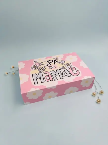 Caixinha com Kit Spa- Dia das Mães