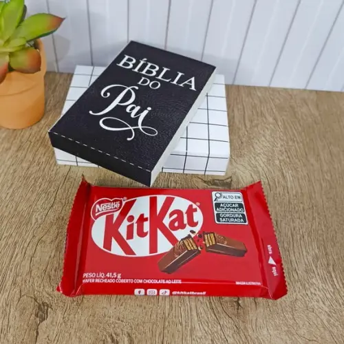 Caixinha com Kitkat- Dia dos Pais