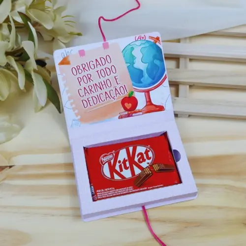 Caixinha com Kitkat- Dia dos Professores
