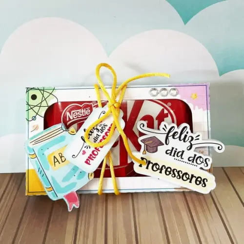 Caixinha com Kitkat- Dia dos Professores