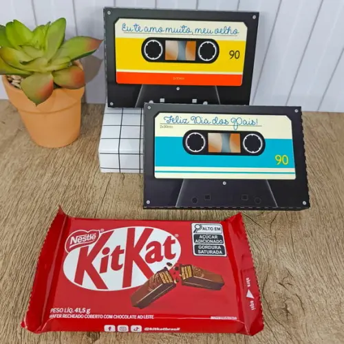 Caixinha com Kitkat- Dia dos Pais