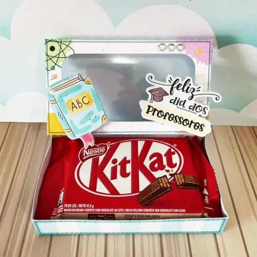 Caixinha com Kitkat- Dia dos Professores