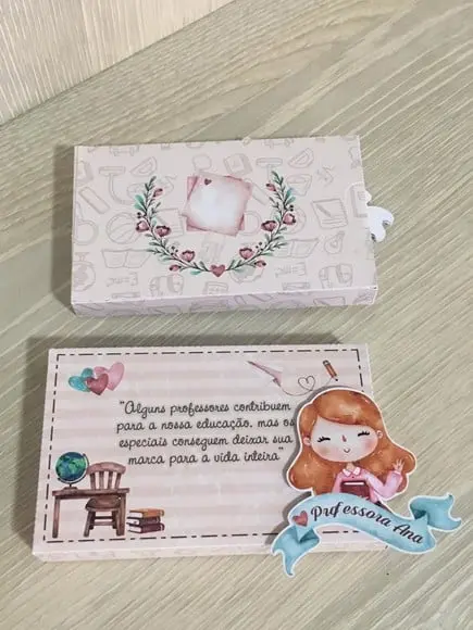 Caixinha com Kitkat- Dia dos Professores