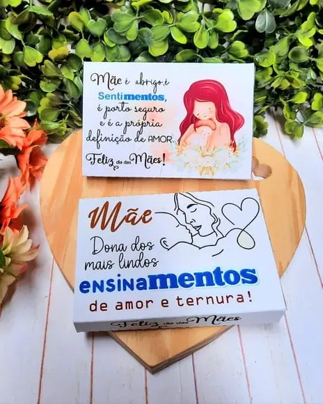 Caixinha com Mentos- Dia das Mães