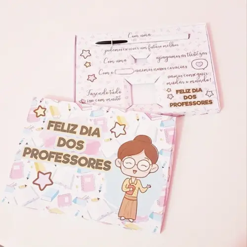 Caixinha com Mimos- Dia dos Professores
