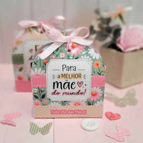 Caixinha com Sabonete Natura- Dia das Mães