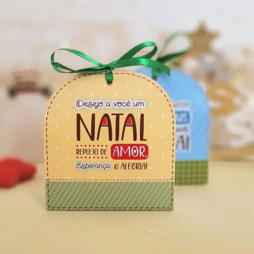 Caixinha com Sabonete Natura- Natal