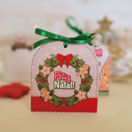 Caixinha com Sabonete Natura- Natal