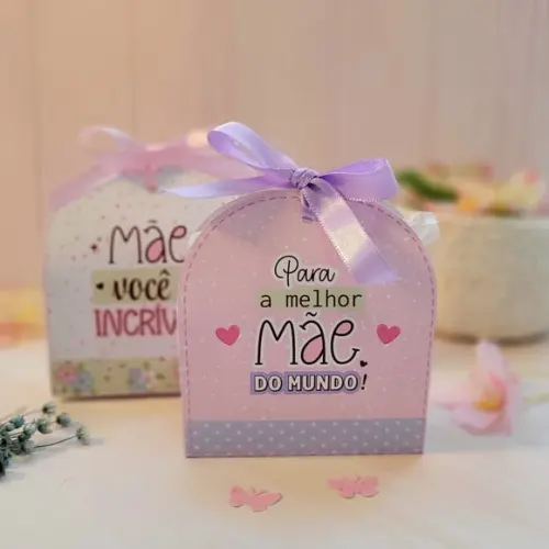 Caixinha com Sabonete- Dia das Mães