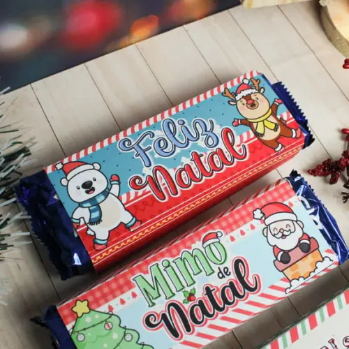 Caixinha de Bis com 16 Unidades- Natal