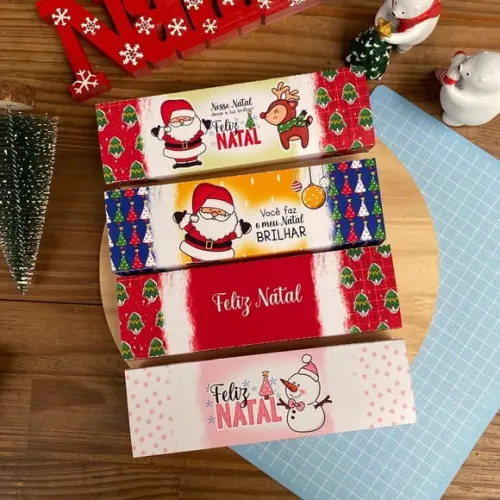 Caixinha de Bis com 16 Bis- Natal