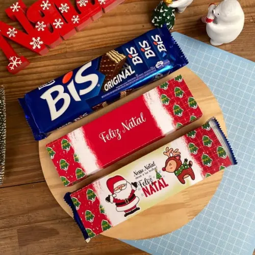 Caixinha de Bis com 16 Bis- Natal