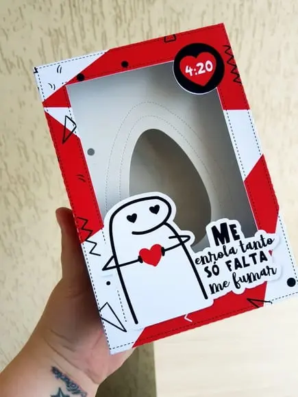 Caixinha Flork para Ovo 350g- Páscoa