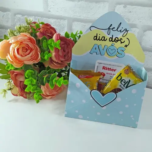Caixinha envelope- Dia dos Avós