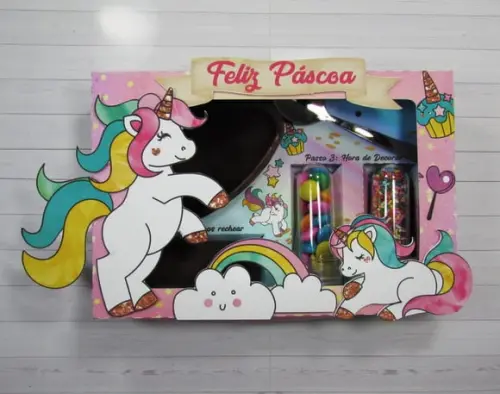Caixinha Mini Confeiteiro com Acessório- Páscoa