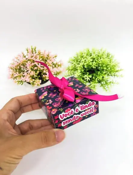 Caixinha para 1 Bombom - Dia da Mulher