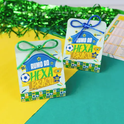Caixinha para 1 Brigadeiro- Copa do Mundo