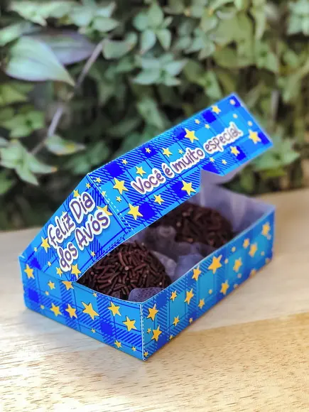 Caixinha para 2 Doces- Dia dos Avós
