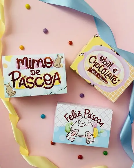 Caixinha para 6 Docinhos- Páscoa
