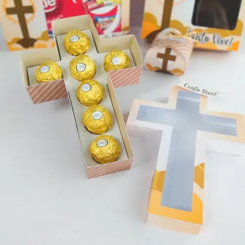 Caixinha para 7 Doces- Páscoa