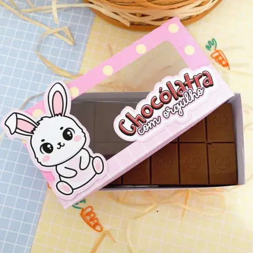 Caixinha para Barra de Chocolate- Páscoa