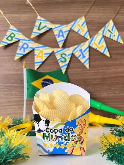 Caixinha para Batata- Copa do Mundo