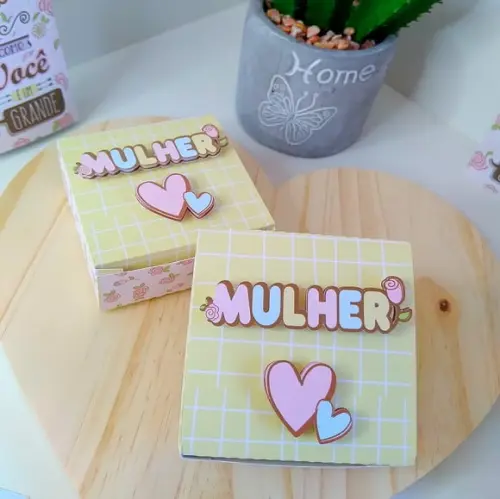 Caixinha para Sabonete= Dia da Mulher