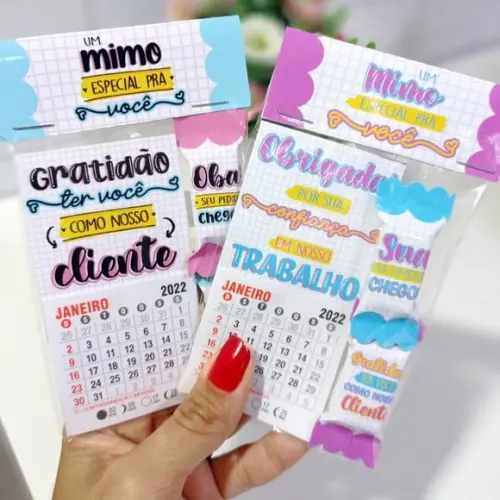 Calendário 2024 com 2 Balinhas- Mimo Cliente