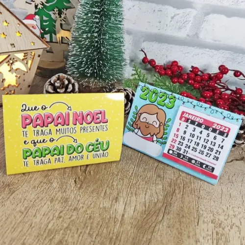 Calendário 2024 de Mesa- Natal