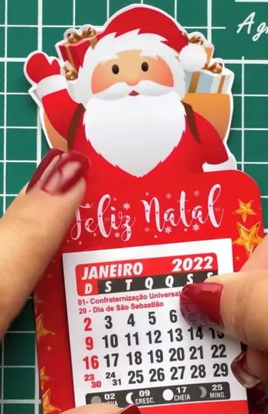 Calendário 2024- Papai Noel