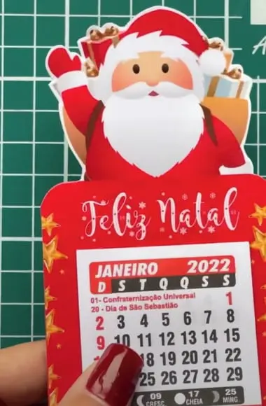 Calendário 2024- Papai Noel