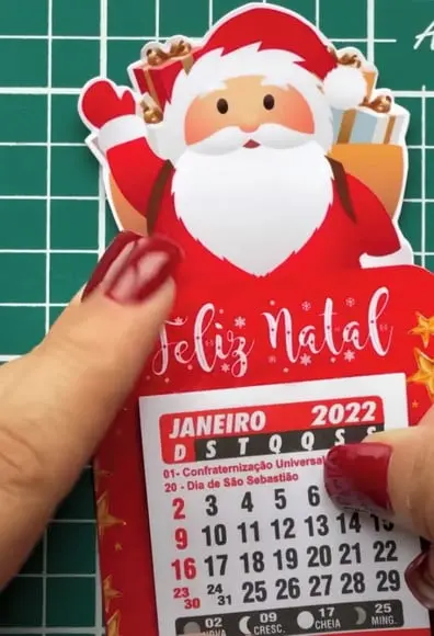 Calendário 2024- Papai Noel