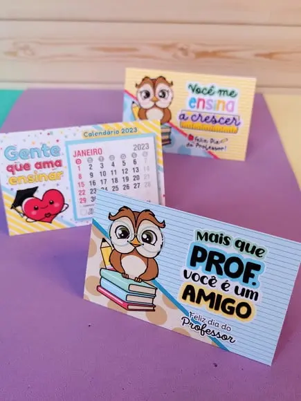 Calendário De Mesa 2023- Dia Dos Professores