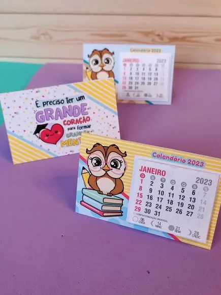 Calendário De Mesa 2023- Dia Dos Professores