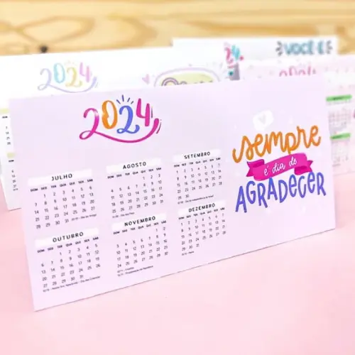 Calendário de Mesa 2024
