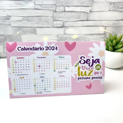 Calendário de Mesa 2024