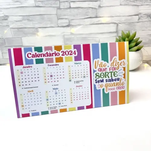 Calendário de Mesa 2024