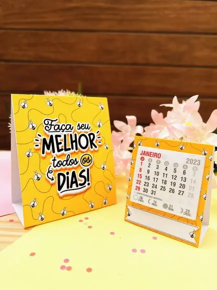 Calendário de Mesa 2024- 5x5cm