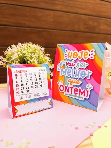 Calendário de Mesa 2024- 5x5cm