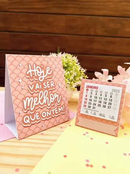 Calendário de Mesa 2024- 5x5cm