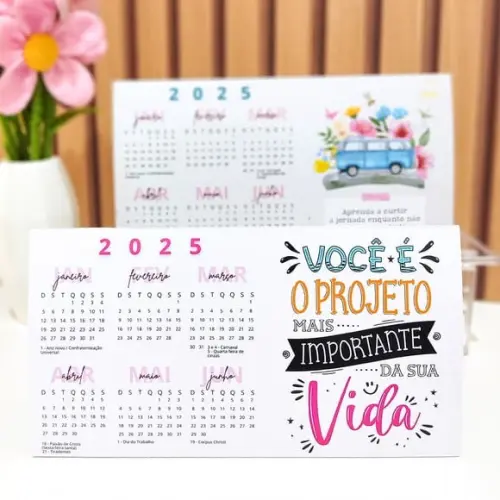 Calendário de Mesa 2025
